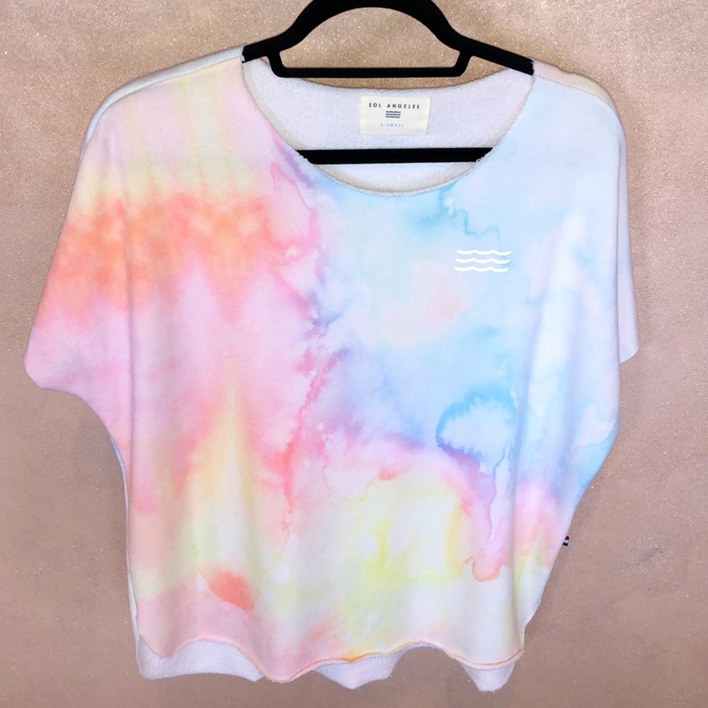 Watercolor Slouch Pullover